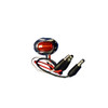 Mini Oval Red LED Bulkhead Light W/ Red Lens