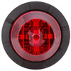 Maxxima 1.25 Inch Round 6 Diode Red LED Mini Bulkhead Dual Function Low Profile Light
