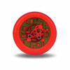 2.5 Inch LED Red Beehive Marker Light W/ 13 Diodes