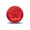 2 Inch Round Red Super Diode LED Marker Light W/ 5 Diodes
