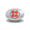 Gen 2 M3 Style Red LED Marker Light W/ 4 Diodes & Clear Lens