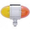 17 Diode Single Post Double Face Red/Amber LED Reflector Light