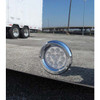 4 Inch Chrome Plastic Bezel W/ Visor - Twist On 4 Inch Chrome Plastic Bezel W/ Visor - Twist On