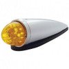Amber 12 LED Watermelon Cab Light W/ Chrome Housing