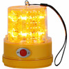 5 X 4 Inch Portable Amber LED Beacon Light - 2 DD Battery-Operated