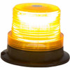 5 Inch Wide Amber LED Beacon Light W/ 8 Flash Patterns, 10 Foot Cord W/ Accessory Power Plug