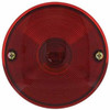 Round Stud Mount Stop, Turn & Tail Light W/ License Light - Red