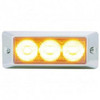 3 High Power LED Warning Light - Amber LED 3 High Power LED Warning Light - Amber LED