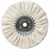 Zephyr White Domet Finish Wheel