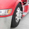 33MM X 4.875 Inch Chrome Plastic Push-On Super Spike Nut Cover - 60 Pack