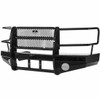 15K Winch-Ready Black Steel Front Sport Bumper W/ Grille Guard For Sierra 2500HD/3500HD 2011-2014
