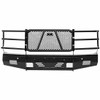 Summit Black Steel Front Bumper W/ Grille Guard For Chevrolet Silverado 1500 2014-2015