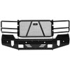 Summit Black Steel Front Bumper W/ Grille Guard, Sensors For Chevrolet Silverado 1500 2016-2018