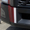 ABS Plastic Center Bumper Side Trim - Satin Silver - Passenger Side For Volvo VNL Gen III