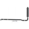 BESTfit 5 Inch Aluminized Multi-Bend Intermediate Exhaust Pipe For Volvo VNL With Single Exhaust