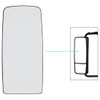 Heated Main Exterior Mirror For Volvo VNL 2004-2017