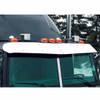 Stainless Steel Plain Style Sun Visor For Western Star 4964EX, 4964FX, 4700SF