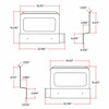 Western Star 4900EX, 4964 Constellation Fender Shields - Stainless Steel