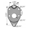 BESTfit Peterbilt Air Horn Horn Pad / Spacer 18-02905 For Flat Top Cab