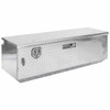 61 X 19.5 X 20 Inch 5th Low-Profile Flush-Mount Aluminum Wheel Box W/ Diamond Plate Base, Lid