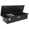 70 X 13.5 X 20 Inch Smooth Black Aluminum Low Profile Tool Box W/ Black Base, Gladiator Lid