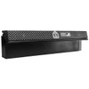Smooth Black Aluminum Low Side Tool Box W/ Smooth Black Base, Leopard Lid- 65 X 16 X 16 Inch