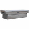 Diamond Plate Aluminum Crossover Tool Box W/ Gas Shocks- 13 X 20 X 63 Inch
