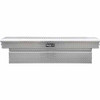 Diamond Plate Aluminum Crossover Tool Box W/ Gas Shocks- 13 X 20 X 63 Inch