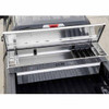 Diamond Plate Aluminum Crossover Tool Box W/ Gas Shocks- 13 X 20 X 63 Inch