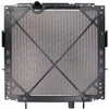 Peterbilt & Kenworth Plastic Aluminum 2 Row Radiator W/ Frame 34 X 38.75 Inch By BESTfit