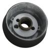 Black 5 Bolt Steering Wheel Hub Adapter For Peterbilt & Kenworth Fixed Non-Tilt Column