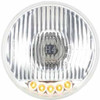 5.75 Inch Round Crystal Halogen Headlight W/ 5 Amber LED Position Lights