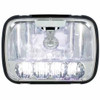 5 X 7 Inch High Power 5 Diode LED Crystal Headlight With High/Low Beam Function 5 X 7 Inch High Power 5 Diode LED Crystal Headlight With High/Low Beam Function