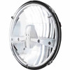 7 Inch Round High Power LED Dual Function Headlight With 5 Phillips Lumi LEDs - Chrome