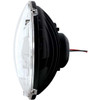 7 Inch Round High Power LED Dual Function Headlight With 5 Phillips Lumi LEDs - Chrome