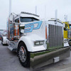 Dual Rectangular Headlight Bezel W/ Visor For Peterbilt, Kenworth, Freightliner & Western Star