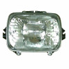 BESTfit Single Rectangular Headlight With Retaining Ring & Back