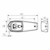 Chrome Plastic Large Rectangular Cab Light Housing Chrome Plastic Large Rectangular Cab Light Housing