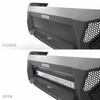Go Rhino Black Element Front Bumper, 14 Gauge W/ Power Bar For Toyota Tacoma