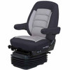 Bostrom Black / Gray Titan Cloth Wide Ride +Serta LoPro Mid Back Seat W/ Dual Armrests Bostrom Black / Gray Titan Cloth Wide Ride +Serta LoPro Mid Back Seat W/ Dual Armrests