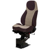 National Corsair Standard Base High Back Seat With Triple Chamber Lumbar - Brown & Tan Cloth