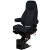 Raven Wing Black Ultraleather Corsair Air High Back Seat Standard Base W/ Backcycler, Arm Rest, Air Lumbar Support, Back Cycler, Heat