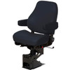 National Ensign Mid-Back Air Seat W/ Armrests  - Black Vinyl National Ensign Mid-Back Air Seat W/ Armrests  - Black Vinyl