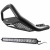 Go Rhino RC4 Light Ready Bull Bar and Skid Plate with 20 Inch SR LED Light For Chevrolet Silverado 24500HD, 3500HD