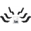 Black Steel Side Step Brackets For Nissan Rogue 2008-2013