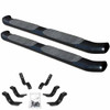 Black Composite Side Step Kit For Ford F250 & F350 Super Duty Super Cab 2017-Current