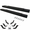 Textured Black Steel Side Step Kit For Ford F150, F250, F350 Super Duty Regular Cab 2015-Current