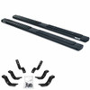 Textured Black Steel Side Step Kit For GMC Sierra, Chevrolet Silverado 2500HD & 3500HD Crew Cab