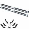 Go Rhino OE Xtreme 6 Inch Textured Polished Stainless Steel Sidesteps W/ Brackets, Complete Kit For Dodge Ram 1500, 2500HD, 3500HD Crew Cab