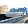 Merritt Powder Coated Diamond Plated Extra Deep Aluminum Crossbody Box W/ Single Door- 16 X 20 X 60 Inch For Mid Size Trucks
